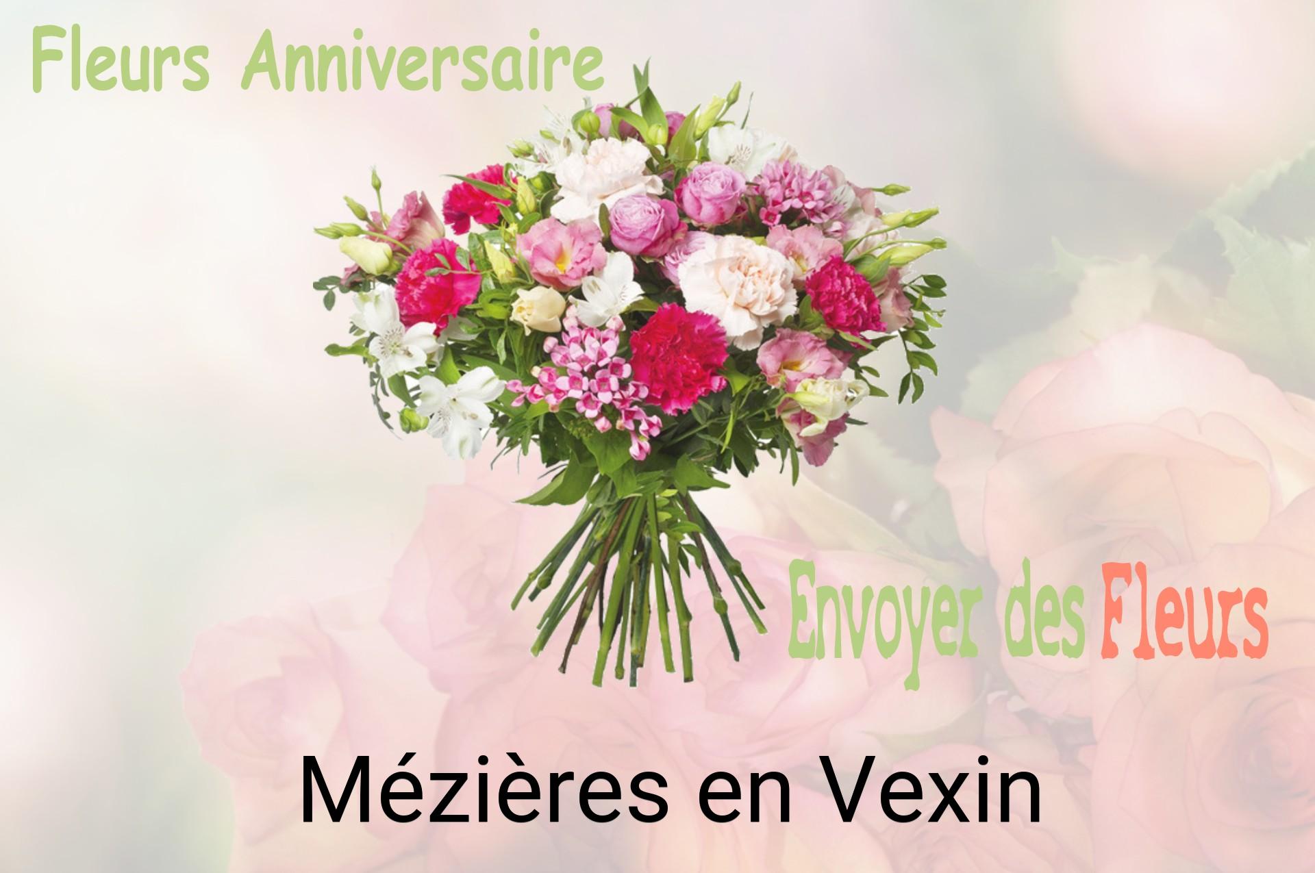 Bouquet de fleurs d’anniversaire livré à Mézières-en-Vexin
