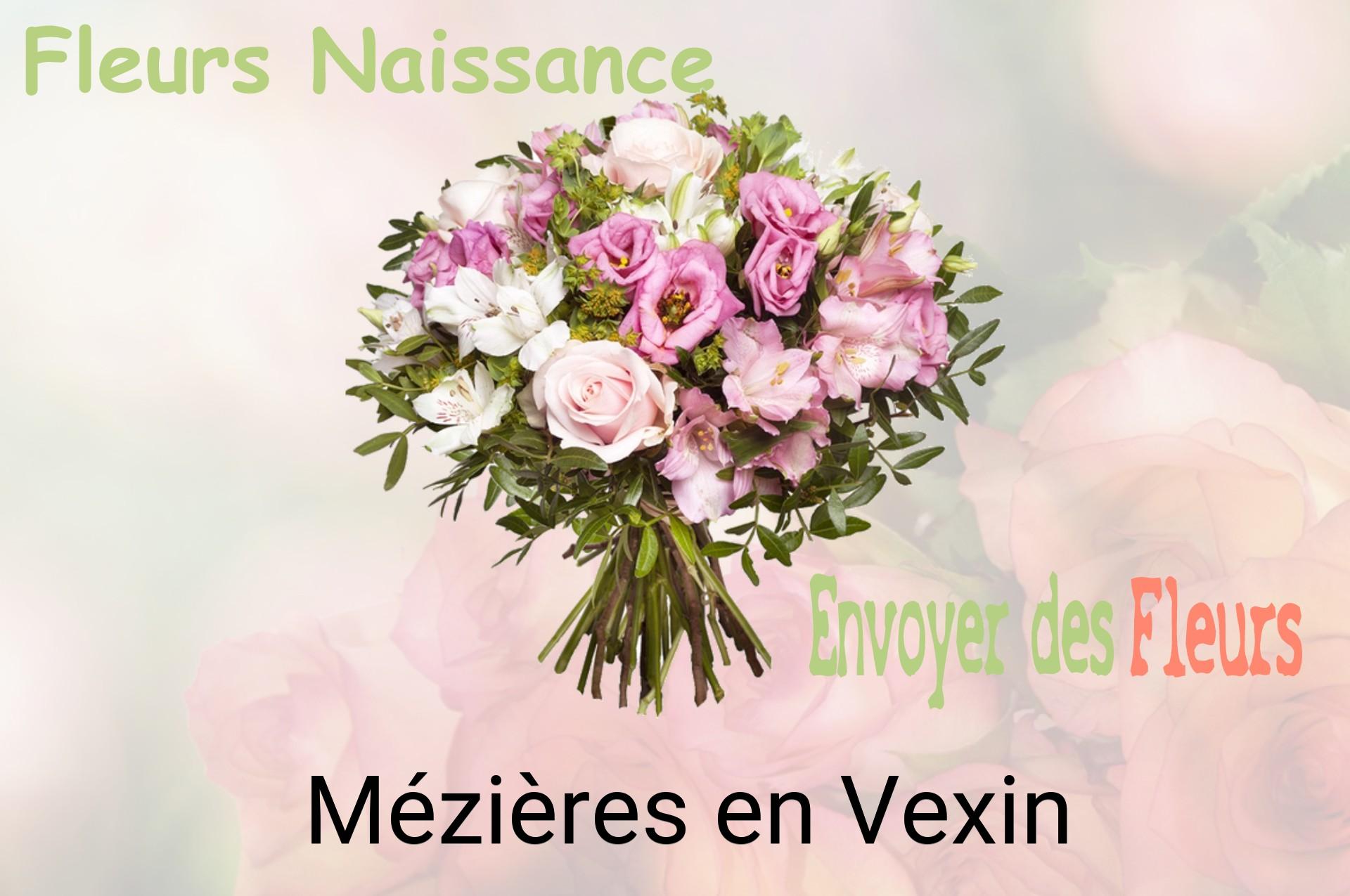 Bouquet de fleurs de naissance livré à Mézières-en-Vexin